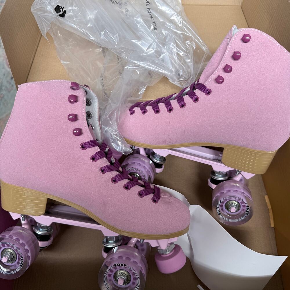 Foxy Women’s Roller Skates in Pink Fizz Size 9 New, minor callout - Picture 5 of 10